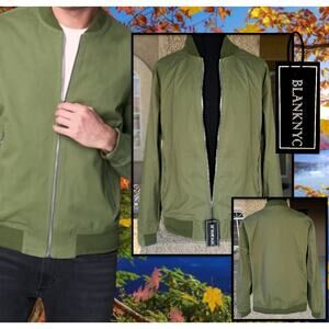 Blank NYC Green Road Rage Bomber Size: XL NEW